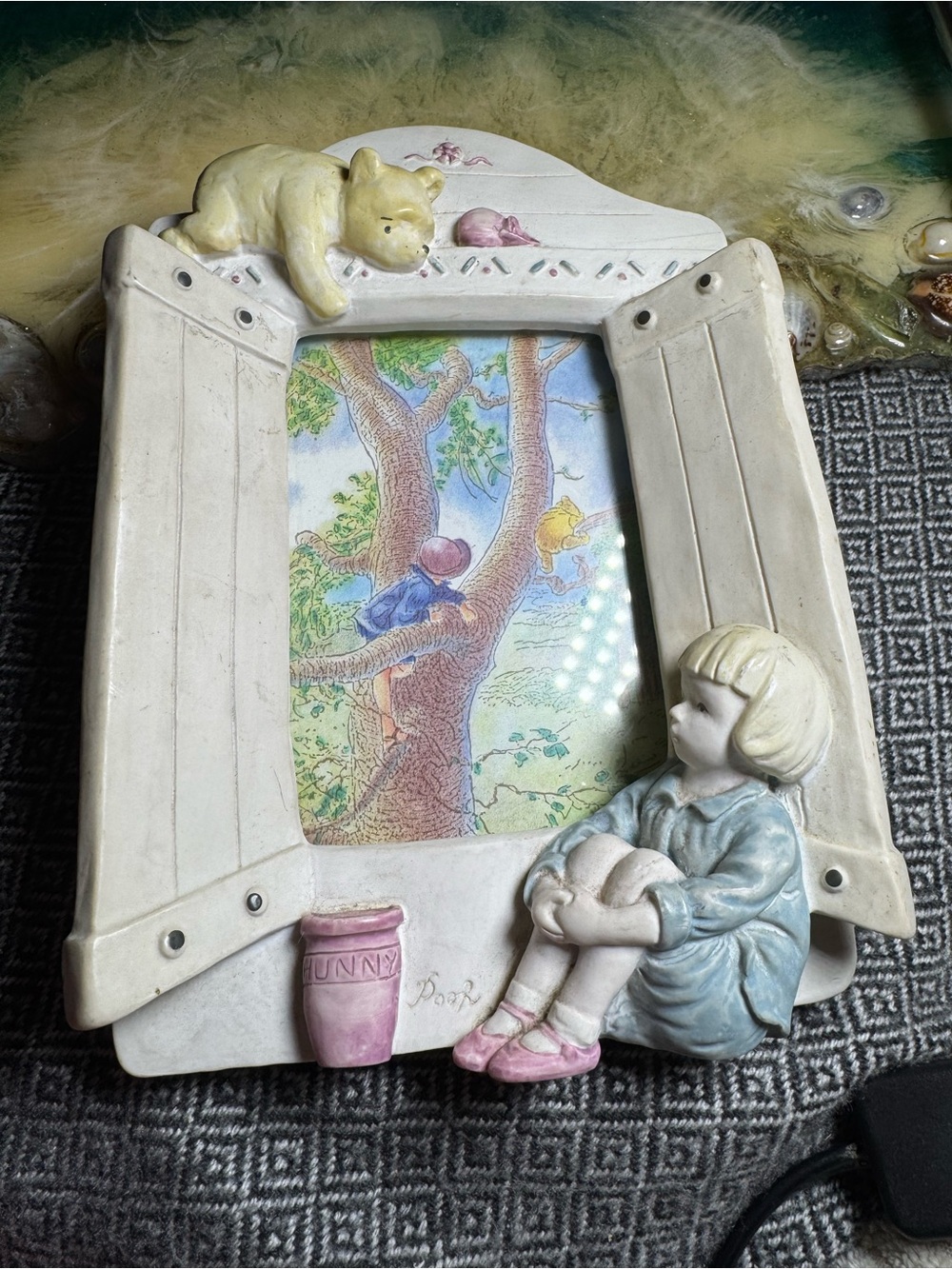 vintage charpente disney winnie the pooh picture frame
